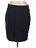 Alfani Solid Black Formal Skirt Size 16 - photo 1