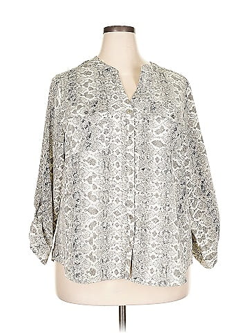 NY Collection 3/4 Sleeve Blouse (view 1)