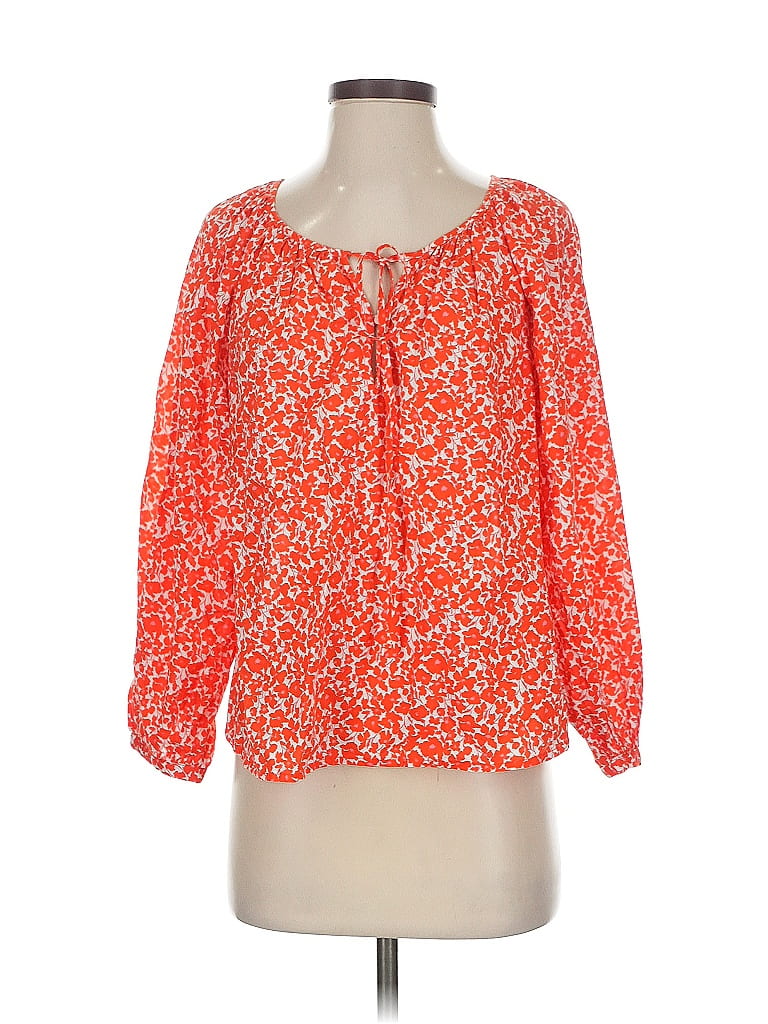 Pre-owned Universal Thread 3/4 Sleeve Blouse In Orange