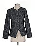 Joie 100% Polyester Houndstooth Gray Black Blazer Size XS - photo 1