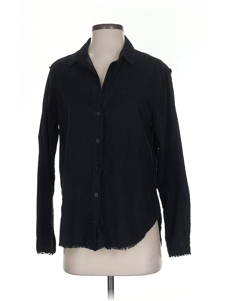 Click to view more detailed imagery on our partner's website Pre-owned Bella Dahl Long Sleeve Button Down Shirt In Black