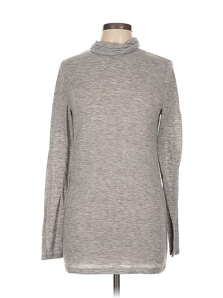 Pre-owned Lou & Grey Turtleneck Sweater In Gray