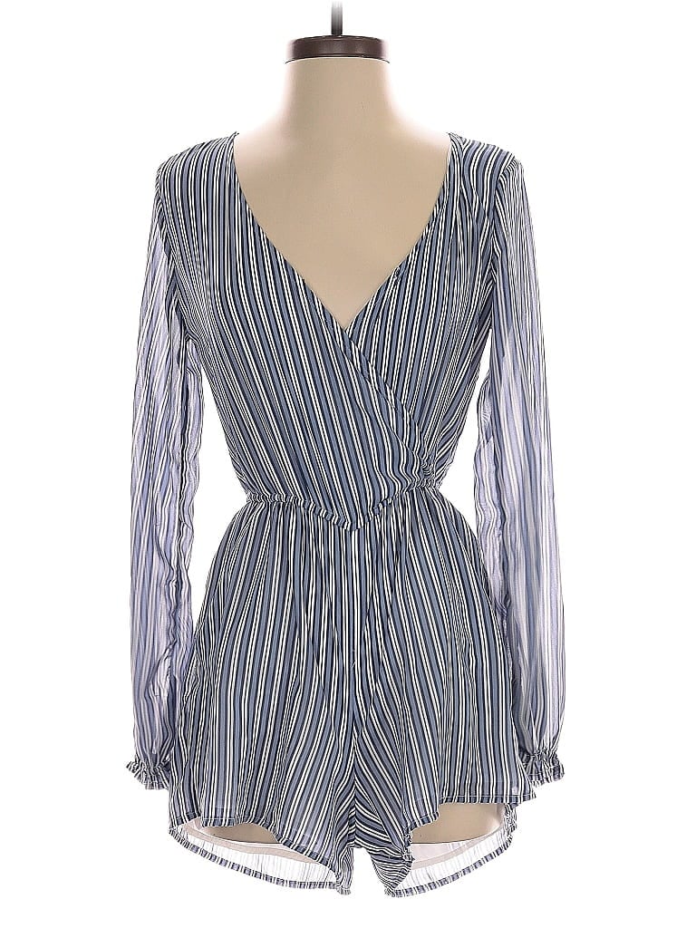 Pre-owned Hollister Romper In Blue