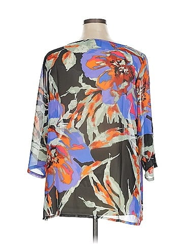 Bob Mackie 3/4 Sleeve Blouse (view 2)