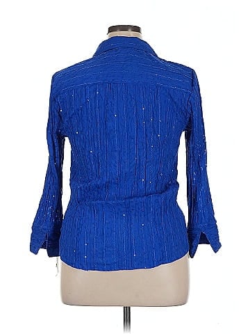 JM Collection 3/4 Sleeve Blouse (view 2)