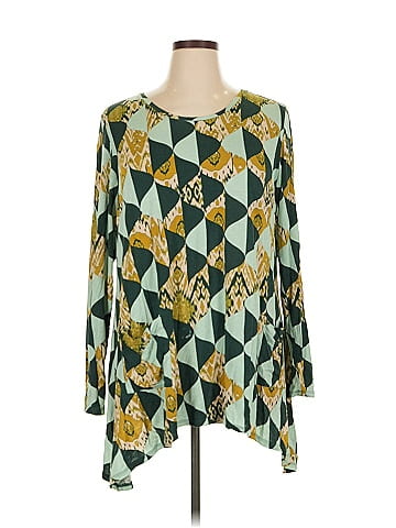 LOGO by Lori Goldstein Long Sleeve Blouse (view 1)