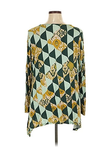 LOGO by Lori Goldstein Long Sleeve Blouse (view 2)