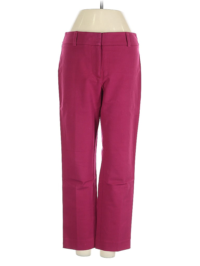 Pre-owned Ann Taylor Factory Casual Pants In Burgundy