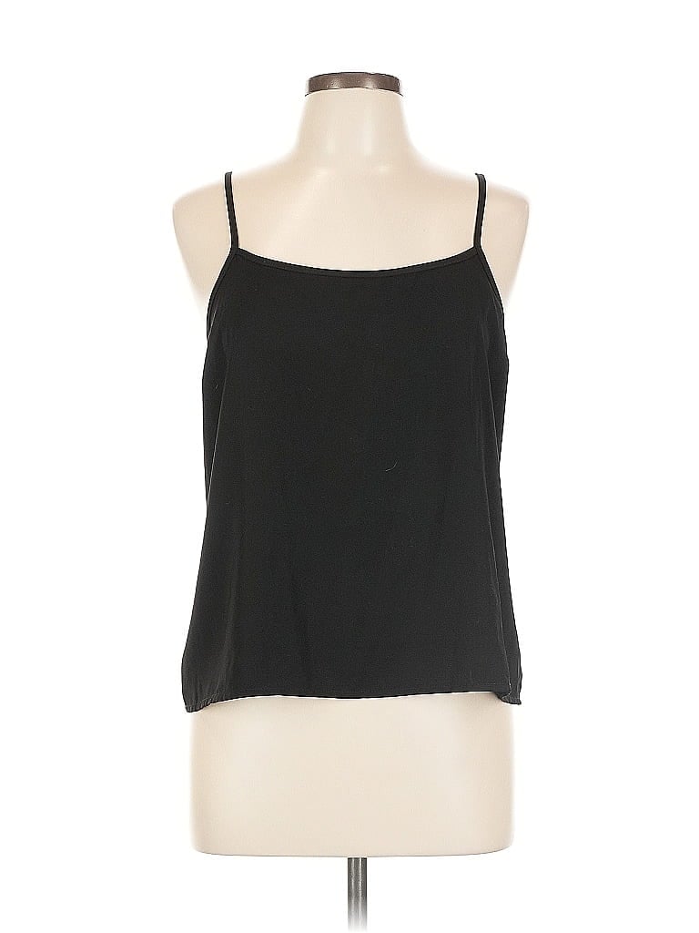 Pre-owned Unbranded Tank Top Black Halter Neckline Tops