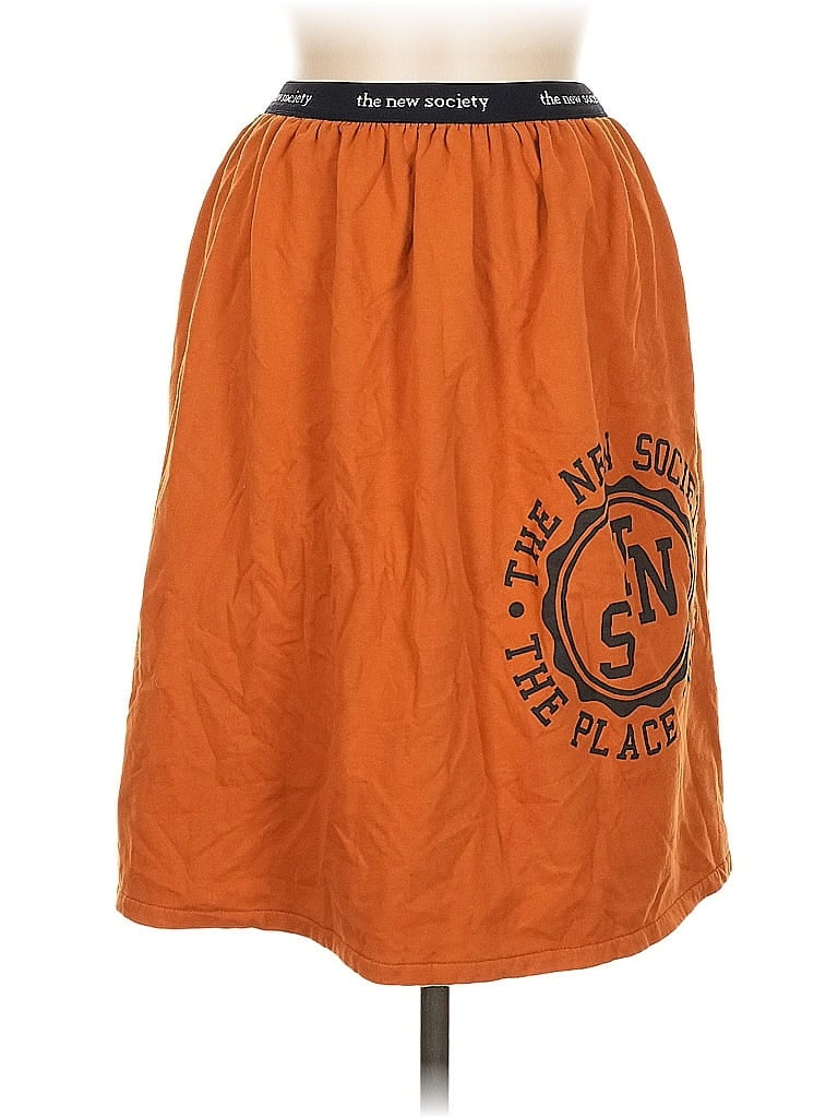 The New Society Casual Skirt In Animal Print