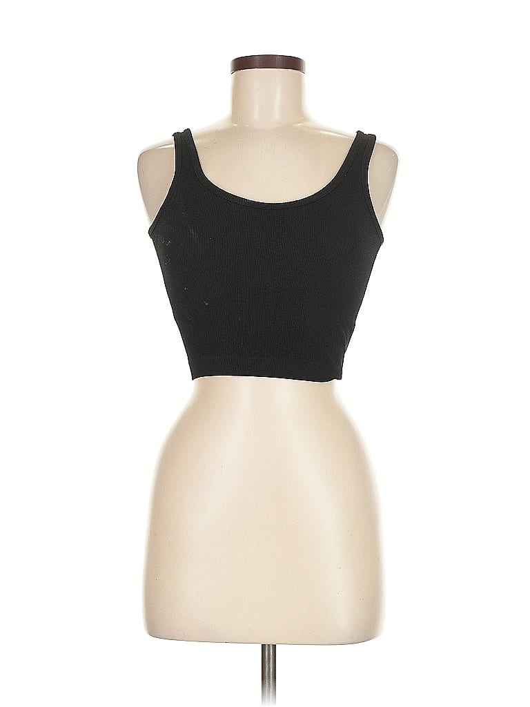 Pre-owned Pro-fit Tank Top Black Strapless Neckline Tops