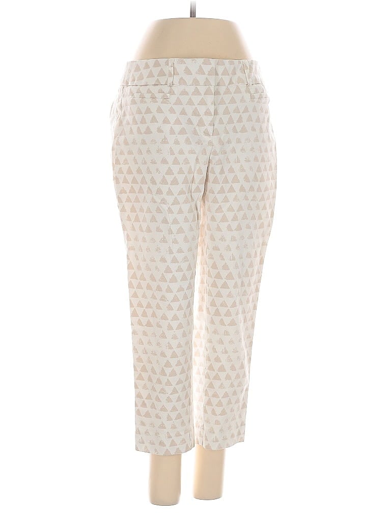 Pre-owned Ann Taylor Loft Casual Pants In White