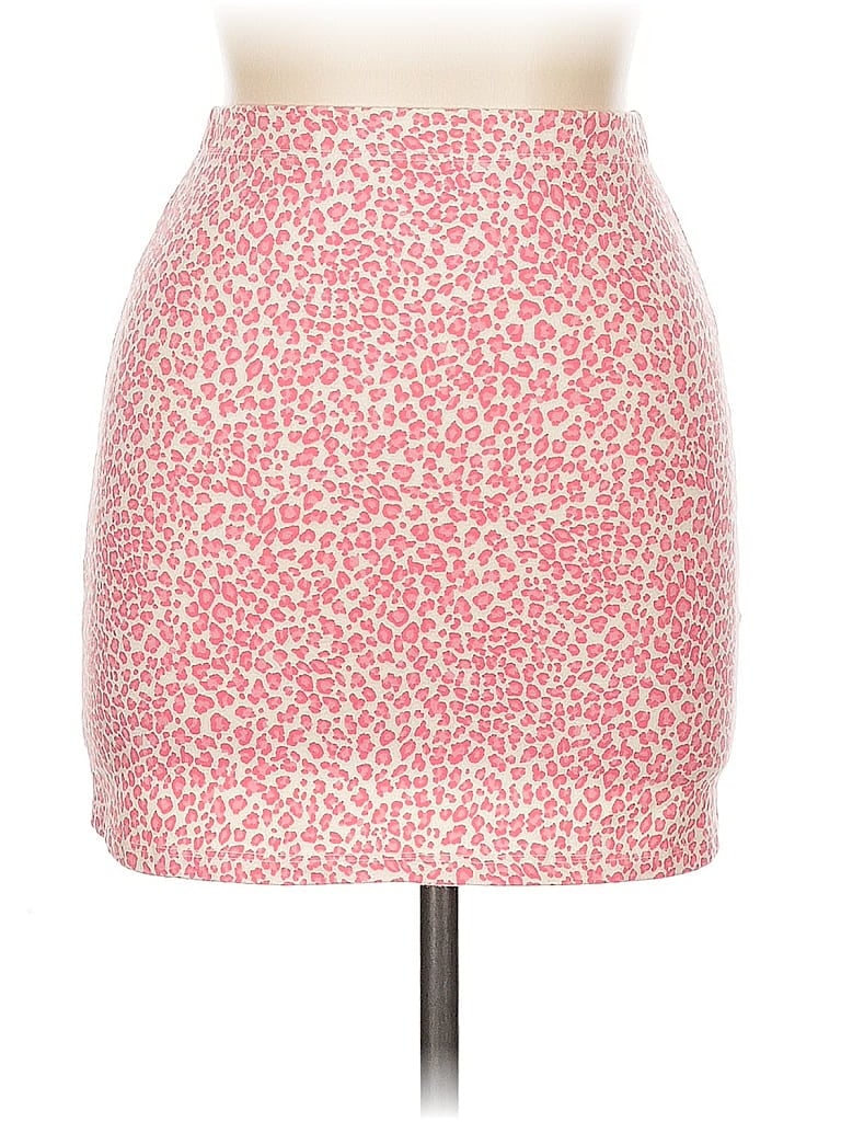 Pre-owned Brandy Melville Casual Skirt In Pink