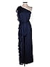Zara 100% Polyester Blue Jumpsuit Size XS - photo 1