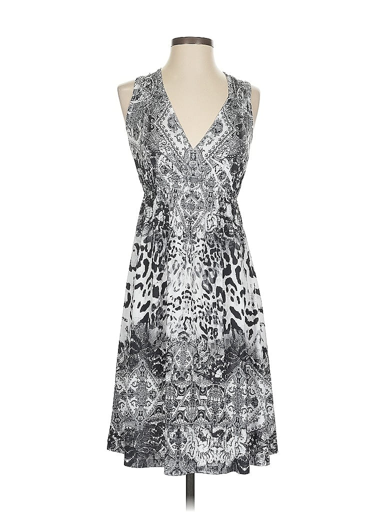 Pre-owned Apt. 9 Cocktail Dress In Silver