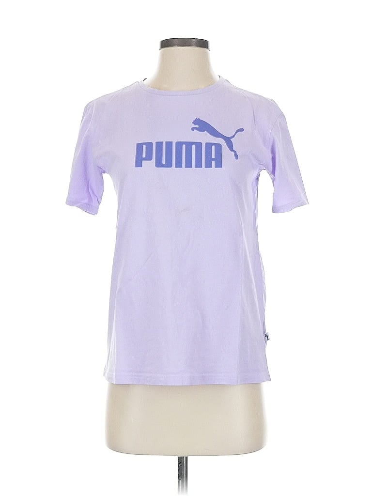 Pre-owned Puma Short Sleeve T-shirt In Purple