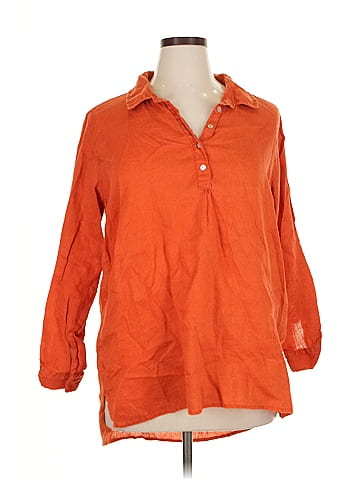 Jones New York 3/4 Sleeve Button-Down Shirt (view 1)