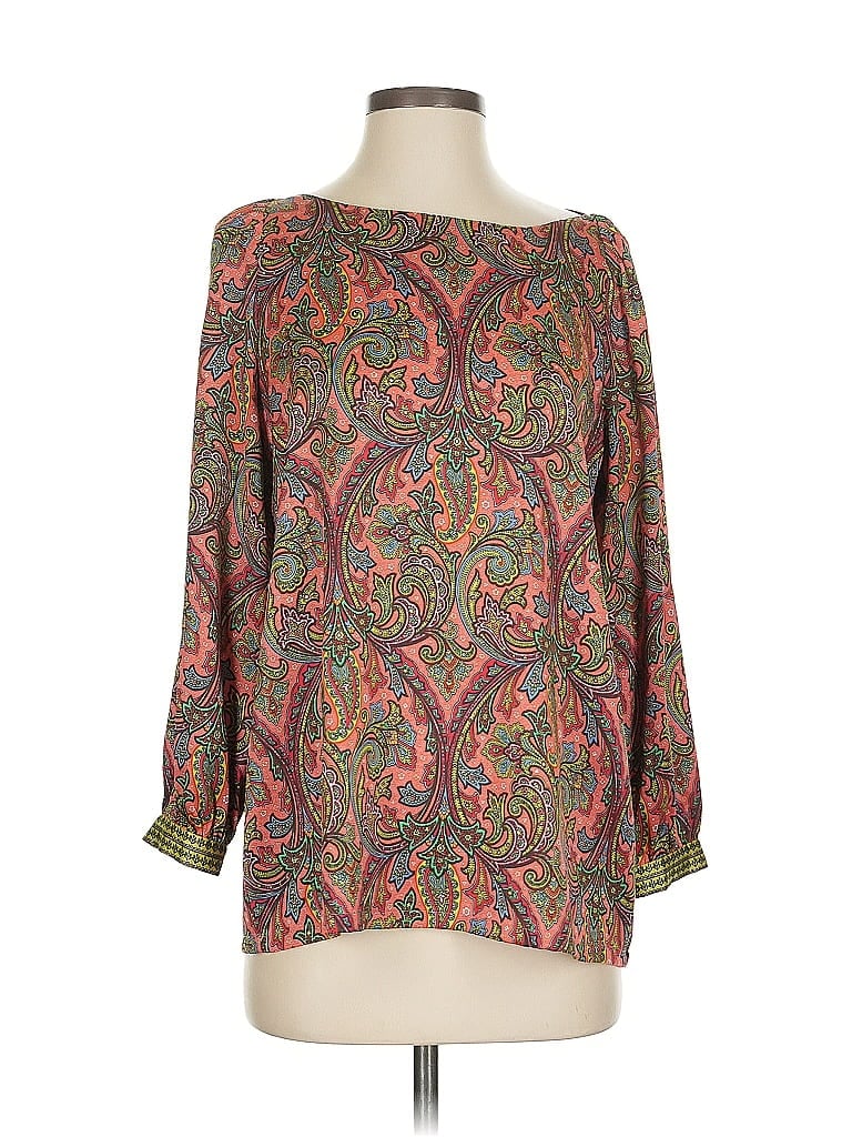 ANN TAYLOR LOFT Pre-owned 3/4 Sleeve Blouse In Green
