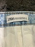Zara Solid Ivory Blue Casual Skirt Size XL - photo 3
