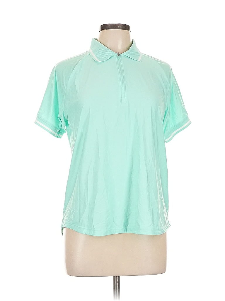 Pre-owned Mondetta Short Sleeve Polo Shirt In Green