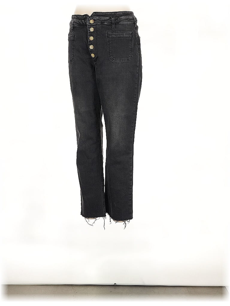 Pre-owned Pilcro And The Letterpress Jeans In Black