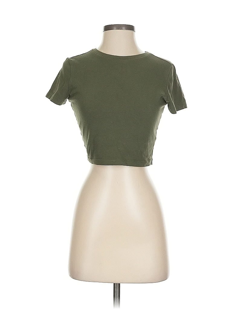 Pre-owned Wild Fable Short Sleeve T-shirt In Green