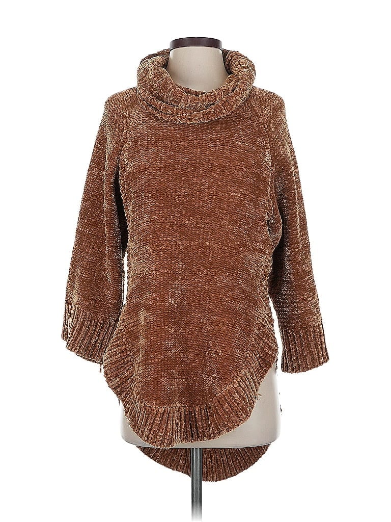 Pre-owned Moth Turtleneck Sweater In Brown