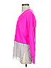 Lilly Pulitzer 100% Cashmere Color Block Pink Cashmere Pullover Sweater Size XXS - XS - photo 5