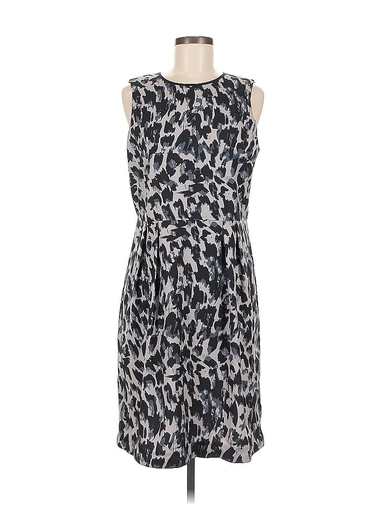 Pre-owned Ann Taylor Loft Casual Dress In Gray