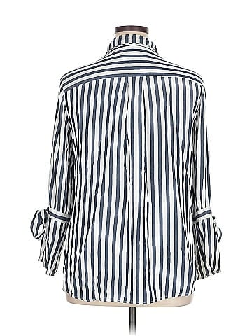 Velvet Heart 3/4 Sleeve Button-Down Shirt (view 2)