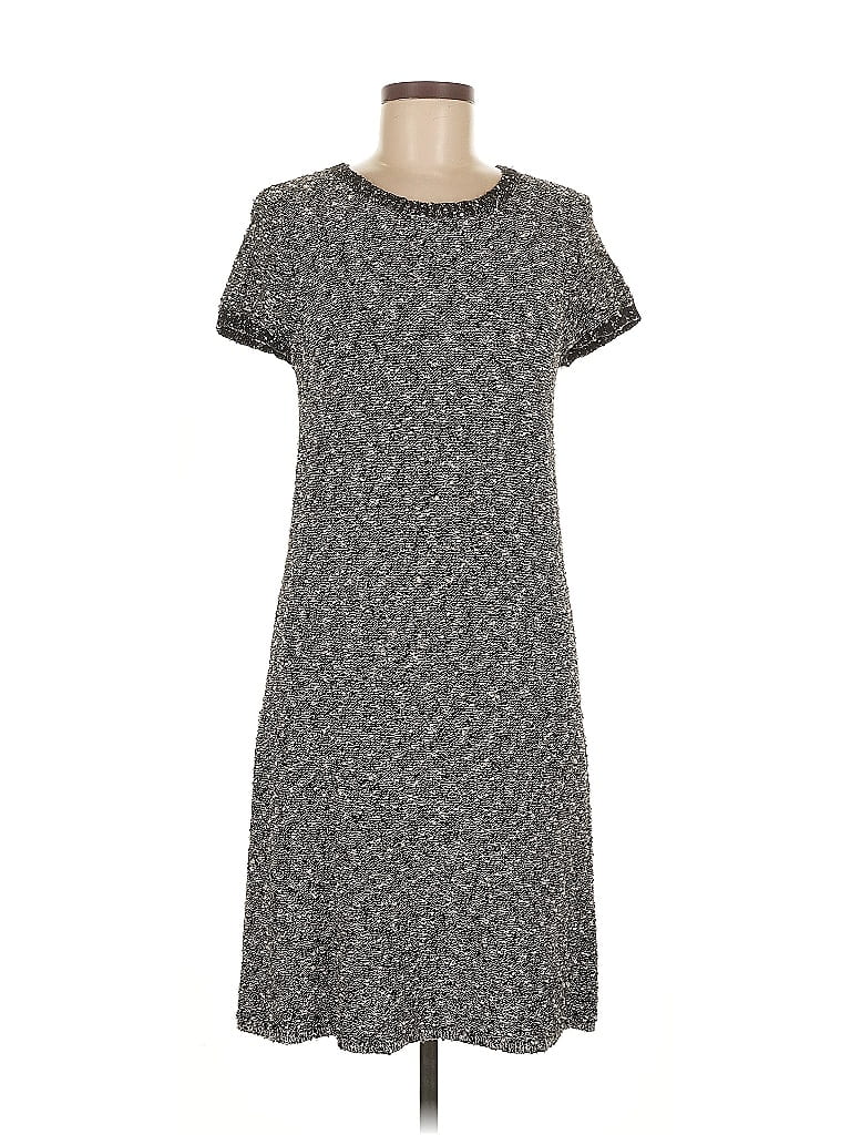 Pre-owned Ann Taylor Factory Casual Dress In Gray