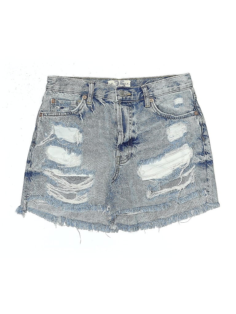 Pre-owned We The Free Denim Shorts In Blue