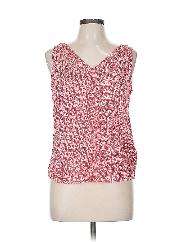 Pre-owned Gap Sleeveless Blouse In Pink