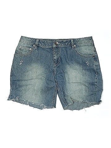 Riflessi Denim Shorts (view 1)
