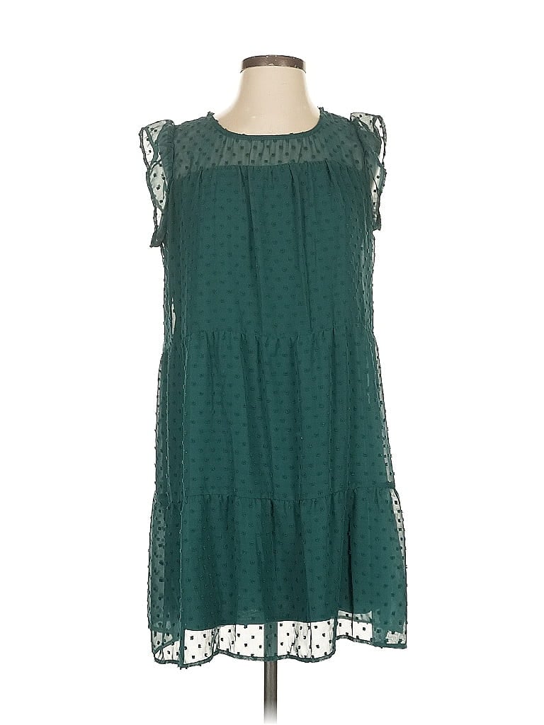 Click to view more detailed imagery on our partner's website Pre-owned Crystal Doll Casual Dress In Blue