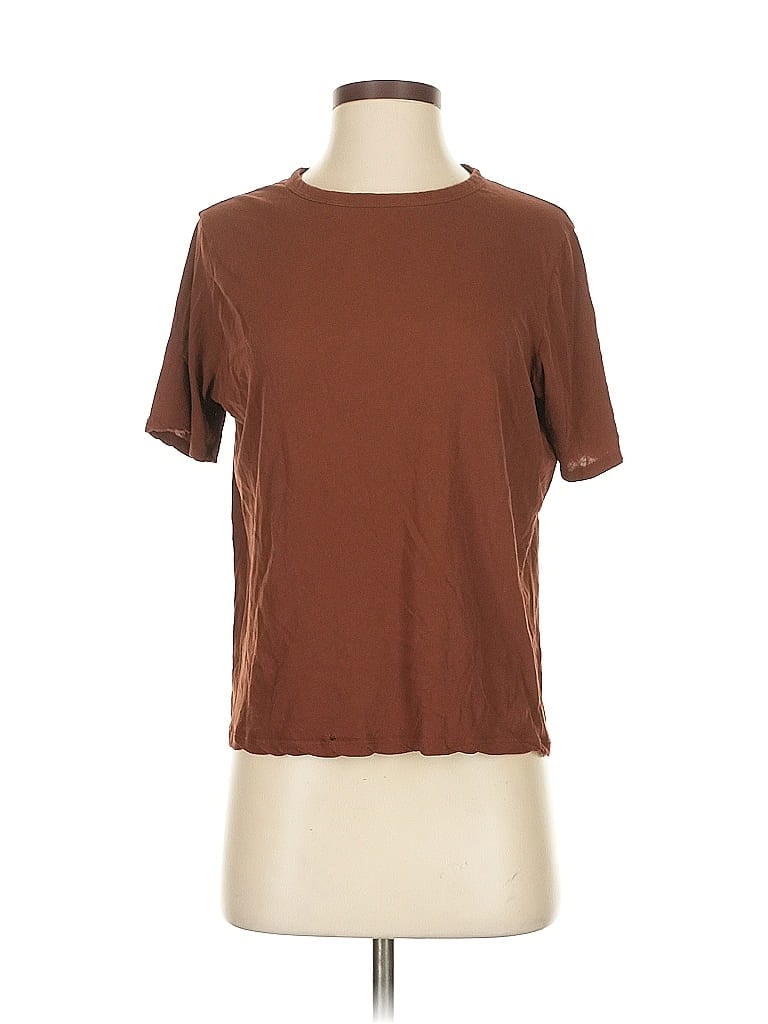 Pre-owned Everlane Short Sleeve T-shirt In Brown