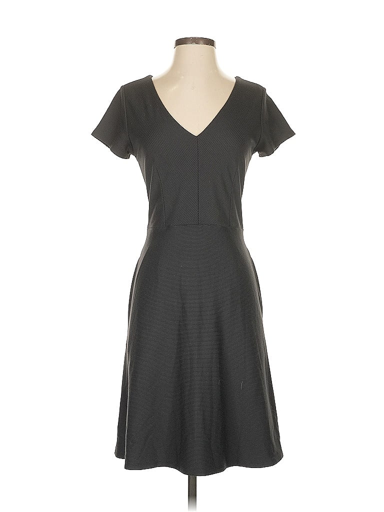 Pre-owned Ann Taylor Loft Casual Dress In Gray