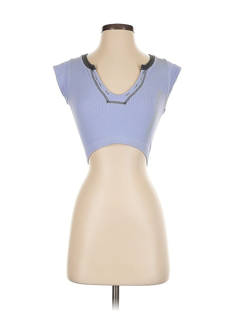 Pre-owned Out From Under Sleeveless T-shirt In Blue