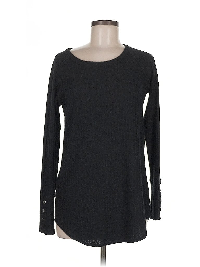Pre-owned Chaser Pullover Sweater In Black