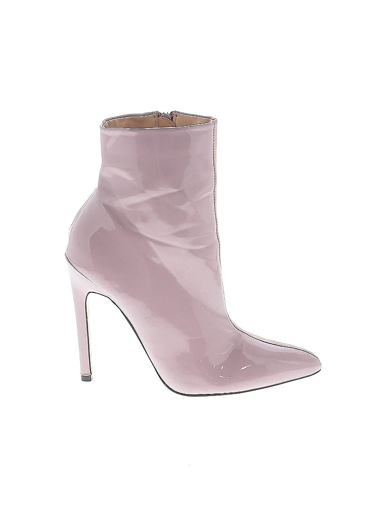 Pre-owned Public Desire Boots In Purple