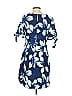 DressBarn Print Blue Cocktail Dress Size 4 - photo 2