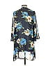 Dna Couture 100% Polyester Blue Kimono Size S - photo 2