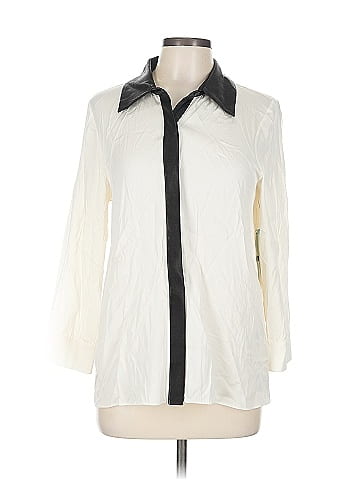 Alice + Olivia 3/4 Sleeve Silk Top (view 1)