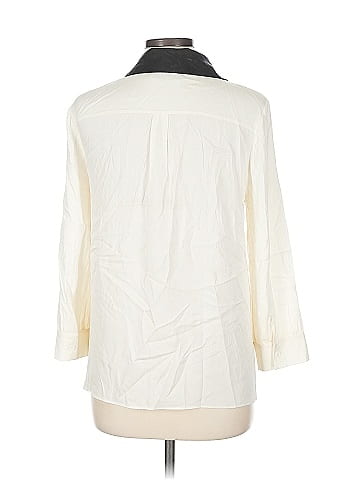 Alice + Olivia 3/4 Sleeve Silk Top (view 2)