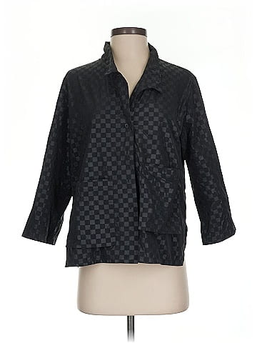 Sun Kim 3/4 Sleeve Button-Down Shirt (view 1)