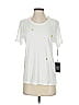 Michael Lauren 100% Cotton Stars White Short Sleeve T-Shirt Size S