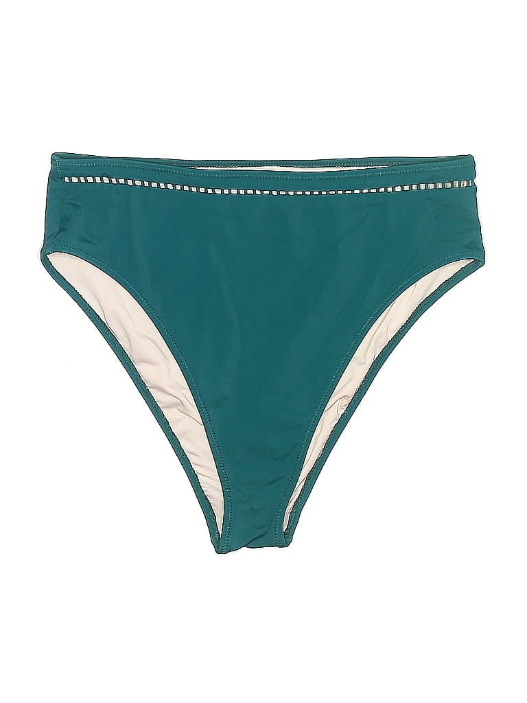 Pre-owned Shade & Shore Swimsuit Bottoms In Blue