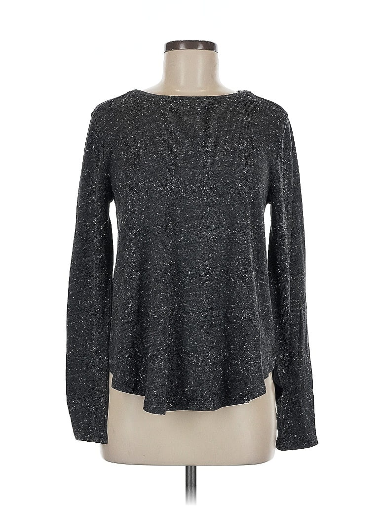 Pre-owned Ann Taylor Loft Pullover Sweater In Gray