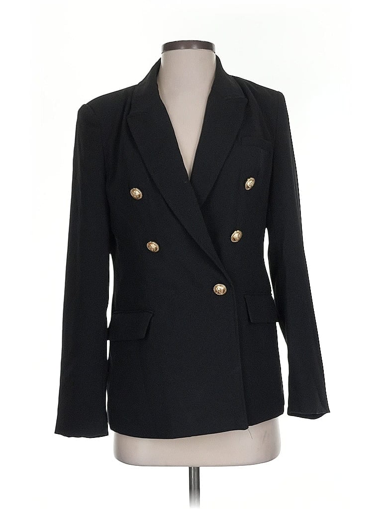 Pre-owned Tahari Blazer Jacket In Black
