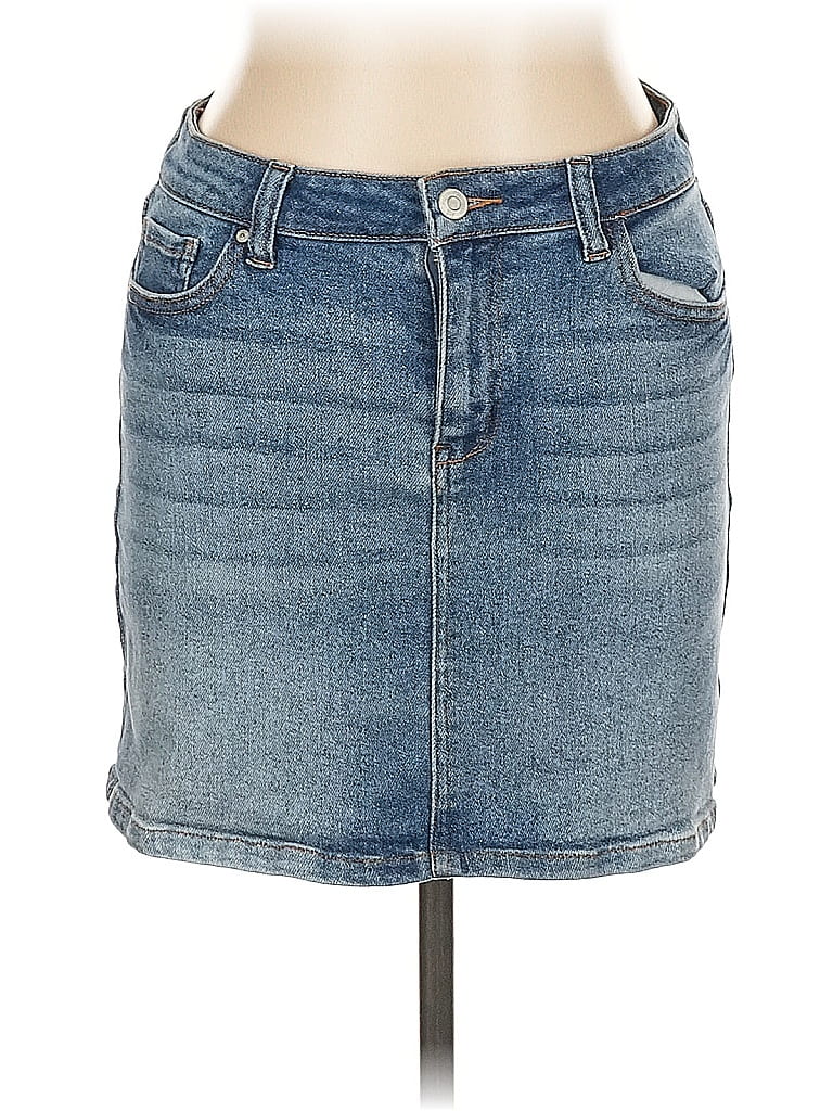 Pre-owned Rsq Denim Skirt In Blue